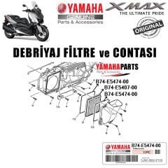 Orijinal Xmax Ironmax Techmax 250/300 2018-2024 Debriyaj Varyatör Filtre ve Conta Seti