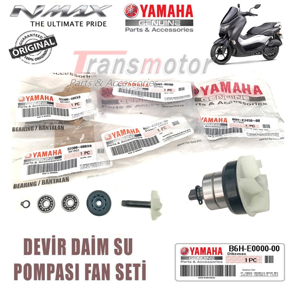 Orijinal NMAX 125/155 2021-2026 Devir Daim Su Pompası Fan Seti