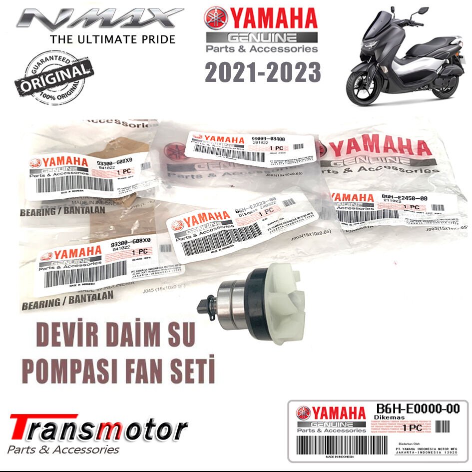 Orijinal NMAX 125/155 2021-2024 Devir Daim Su Pompası Fan Seti