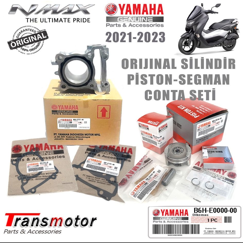 Orijinal NMAX 155 2021-2024 Silindir Piston Segman Conta Seti