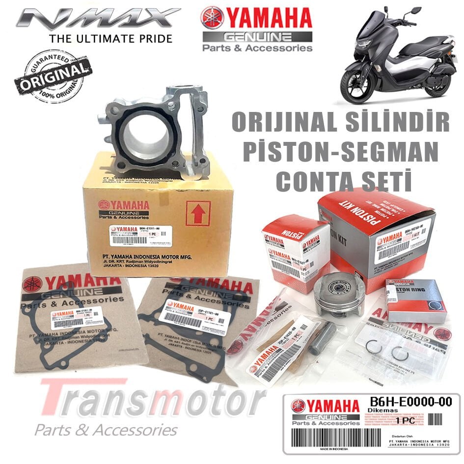 Orijinal NMAX 155 2021-2024 Silindir Piston Segman Conta Seti