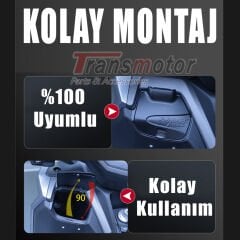 Nmax 125/155 2025-2026 Torpido Kapağı Aç-Kapa Nmax Turbo Logolu