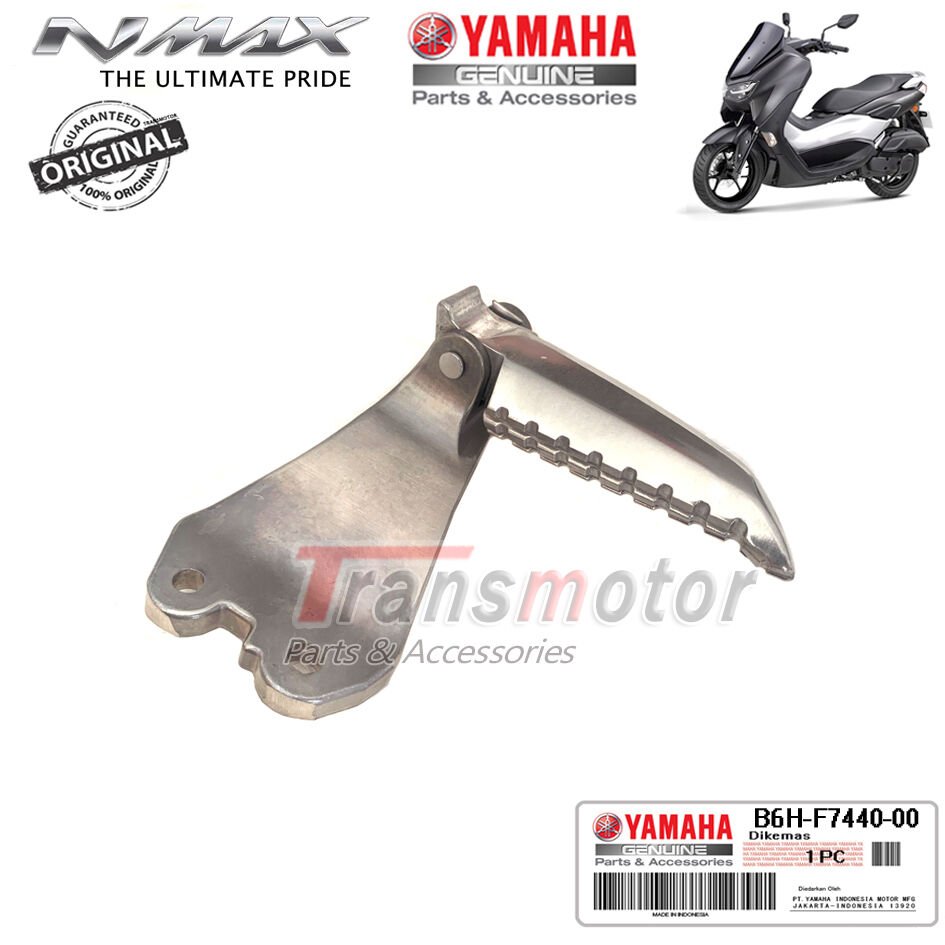 Orijinal NMAX 125/155 2021-2026 Sağ Arka Yolcu Basamak Komple Braketli Set