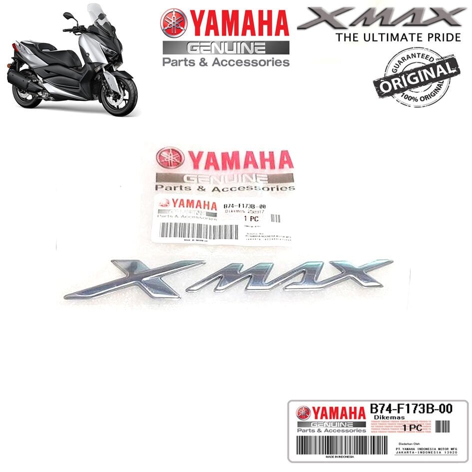 Orijinal Xmax Ironmax Techmax 125/250/300/400 2018-2025 Amblem Logo Silver Gümüş Gri