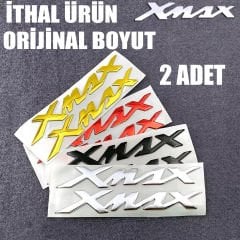 Xmax 125/250/300 / Yazı Logo Amblem Sticker Seti 3D İthal Ürün