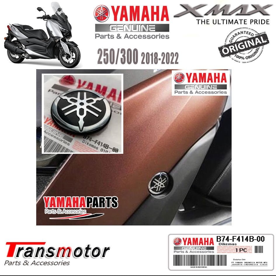 Orijinal Xmax Ironmax Techmax 125/250/300 2015-2024 Yamaha Far Grenaj Amblem Logo