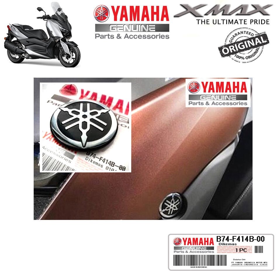 Orijinal Xmax Ironmax Techmax 125/250/300 2015-2025 Yamaha Far Grenaj Amblem Logo