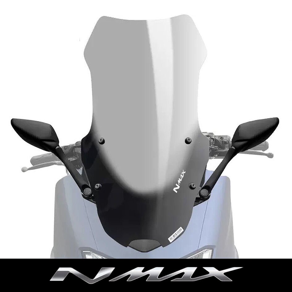 Nmax 125/155 2021-2024 Katlanır Spor Ayna - Bar ve 75 Cm Tur Cam Seti