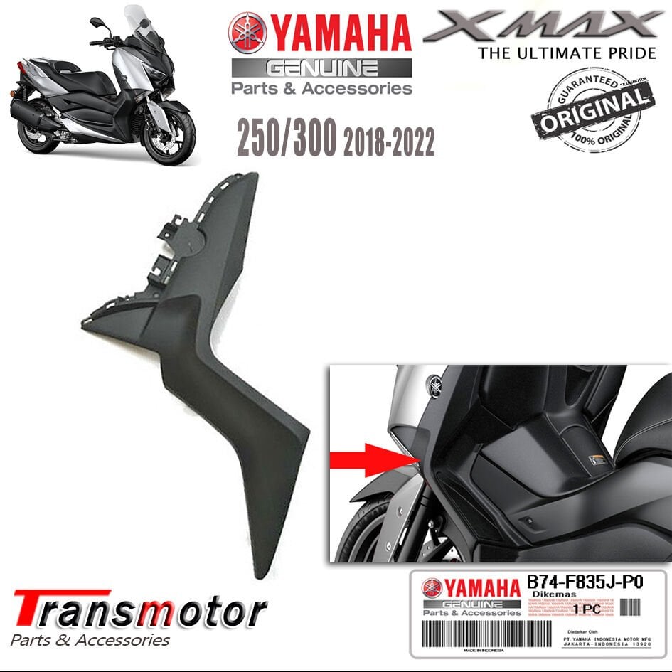 Orijinal XMAX 250/300 2018-2022  Ön Sol Panel Z Grenaj Mat Siyah