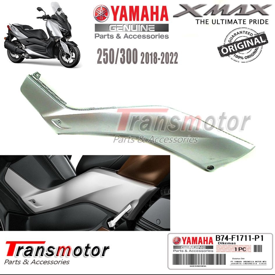 Orijinal Xmax 250/300 2018-2022 Depo Sol Yan Grenaj Silver Gümüş Gri