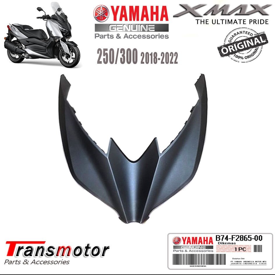 Orijinal XMAX 250/300 2018-2022 Far Üstü Panel Mat Siyah