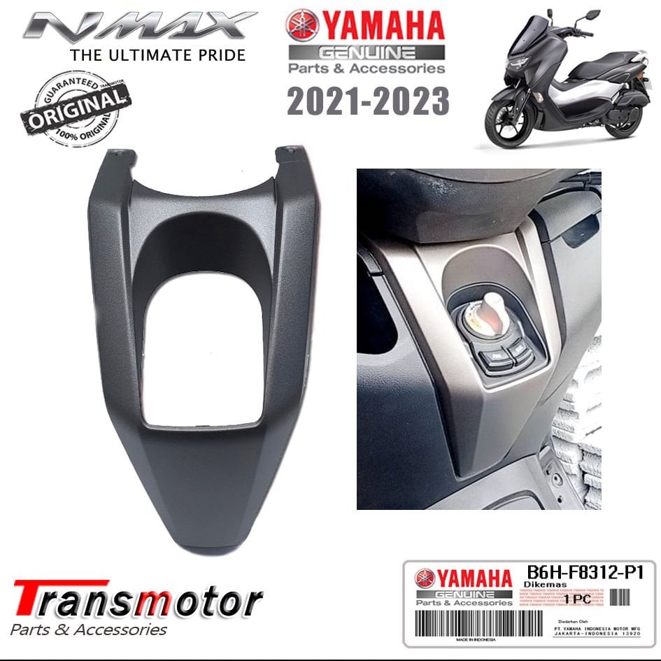 Orijinal NMAX 125/155 2021-2024 Kontak Çerçevesi Mat Siyah