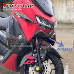 Nmax 125/155 2021-2025 Far Altı Winglet Spoyler Siyah