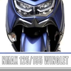 Nmax 125/155 2021-2025 Far Altı Winglet Spoyler Siyah