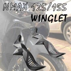 Nmax 125/155 2021-2025 Far Altı Winglet Spoyler Siyah