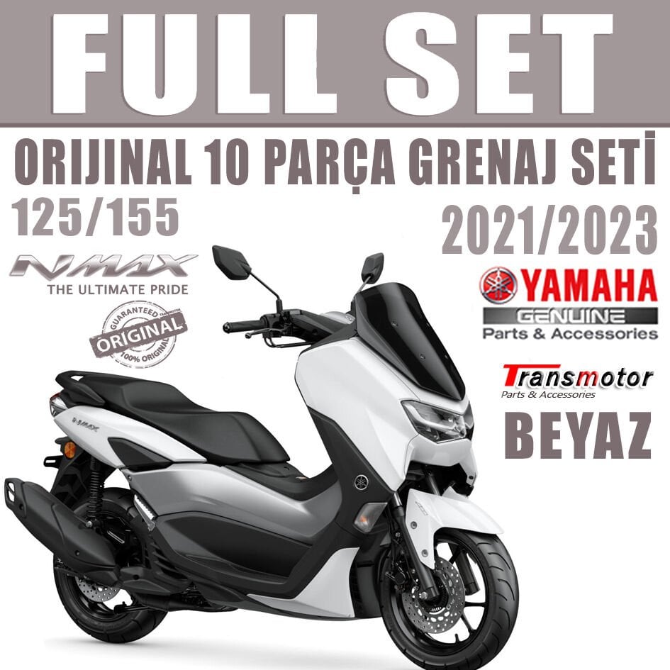 Nmax 125/155 Grenaj Seti Orijinal Beyaz 10 Parça 2021-2024