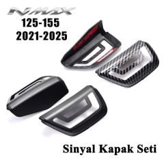 Nmax 125/155 Sinyal Aksesuar Kapak Seti 2021-2024 Karbon