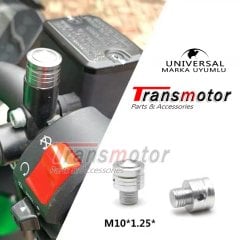 Nmax 125/155 Ayna Kapatma Vida Seti 2021-2024 10mm Ters-Düz Diş Kırmızı