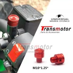 Nmax 125/155 Ayna Kapatma Vida Seti 2021-2024 10mm Ters-Düz Diş Titanyum