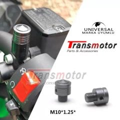 Nmax 125/155 Ayna Kapatma Vida Seti 2021-2024 10mm Ters-Düz Diş Titanyum