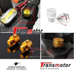 Nmax 125/155 Ayna Kapatma Vida Seti 2021-2024 10mm Ters-Düz Diş Titanyum