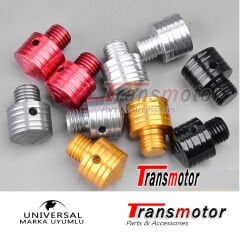 Nmax 125/155 Ayna Kapatma Vida Seti 2021-2024 10mm Ters-Düz Diş Kırmızı