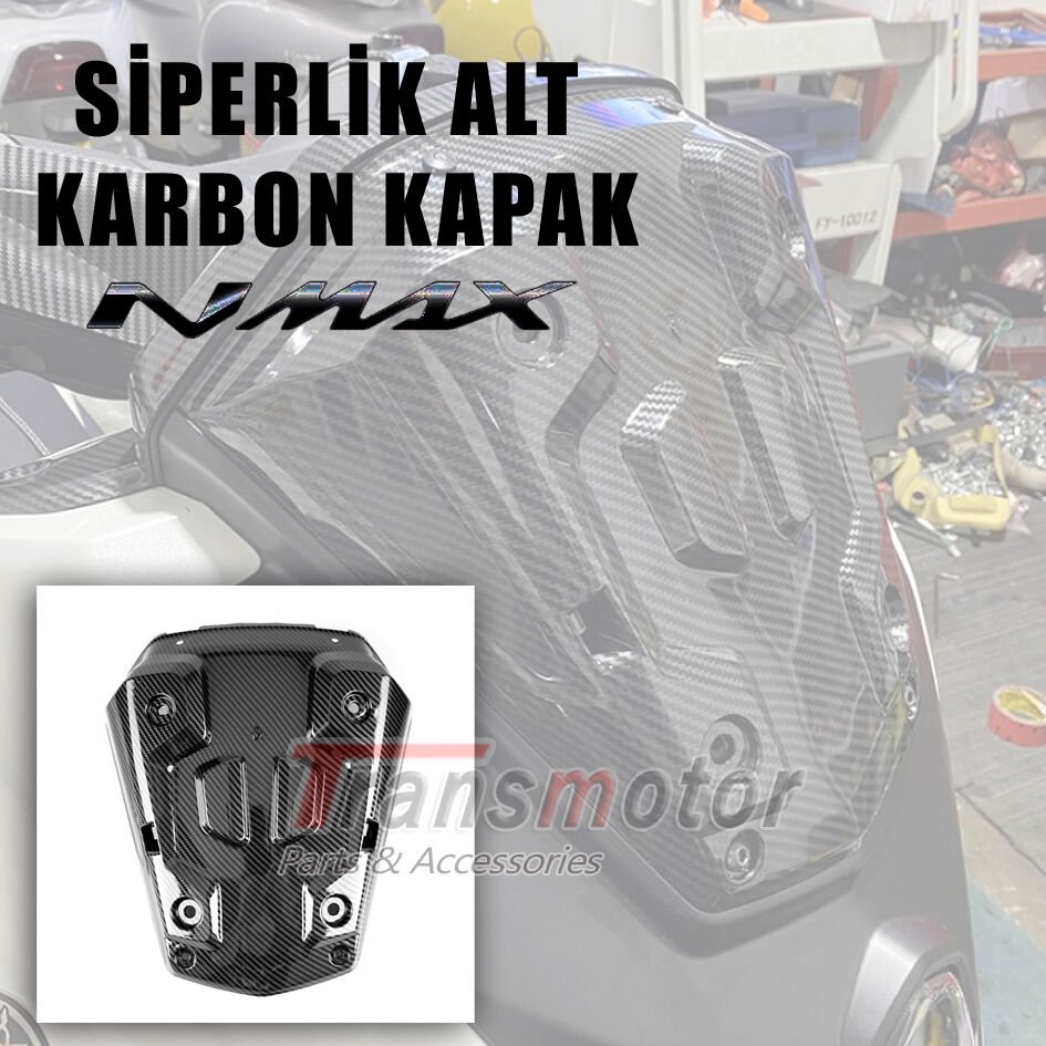 Nmax Techmax 125/155 2025-2026 Siperlik Alt Aksesuar Karbon Kapak