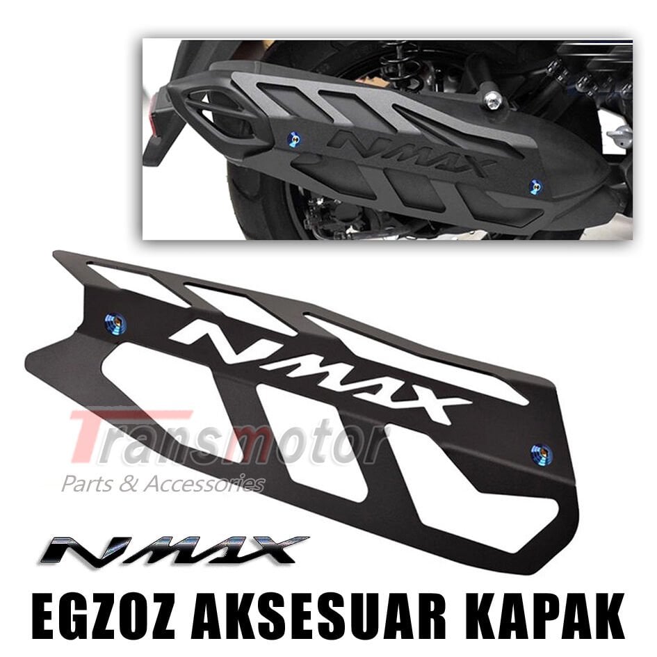 Nmax Techmax 125/155 2021-2026 Egzoz Koruma Aksesuar Metal Kapak