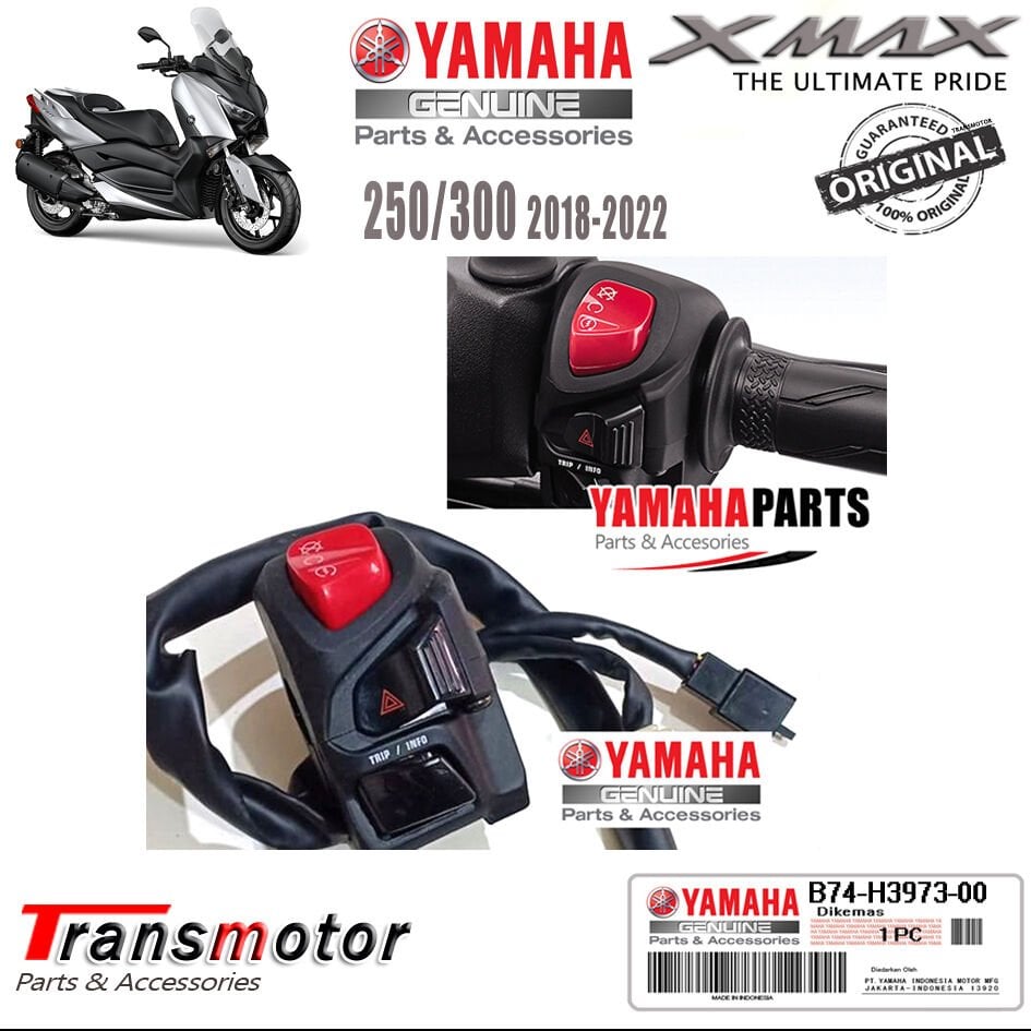 Orijinal Xmax Ironmax Techmax 250/300 2018-2022 Sağ Kumanda Kütük Seti