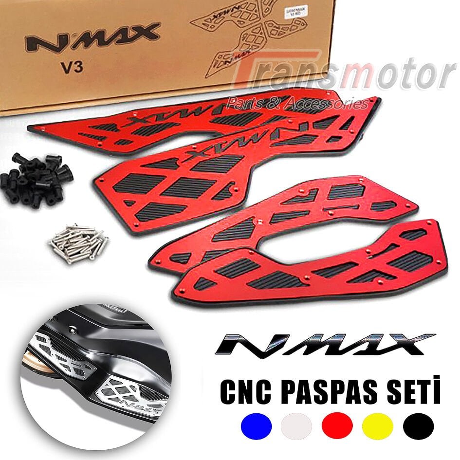 Nmax Techmax 125/155 2025-2026 Cnc Paspas Basamak Seti İthal