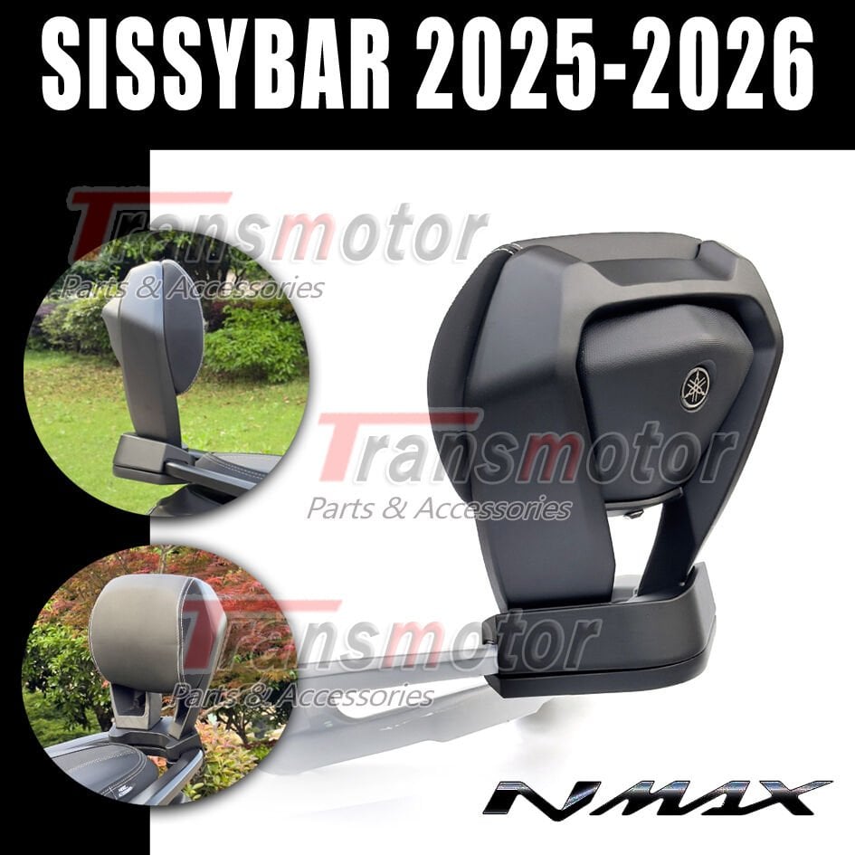 Nmax Techmax 125/155 2025-2026 Orijinal Model Sissybar Sırt Dayama Seti