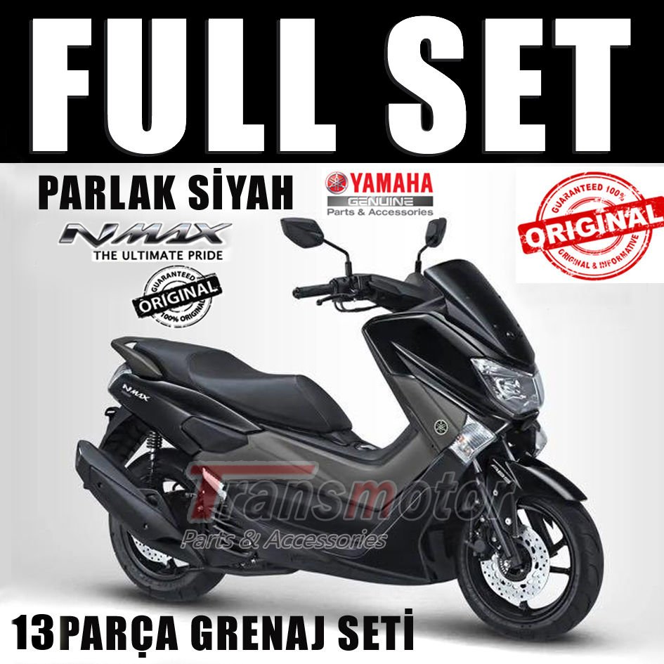 Nmax 125/155 Orijinal Grenaj Seti Parlak Siyah Komple 13 Parça 2015-2020