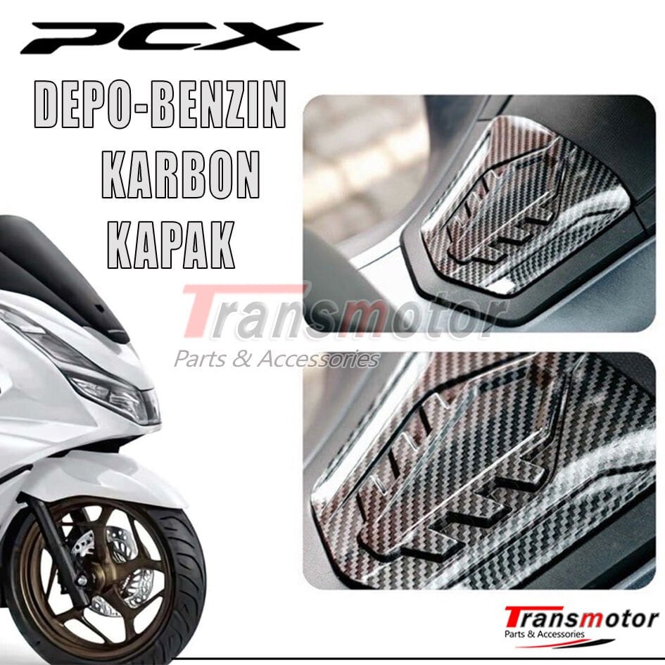 Honda PCX 125  2021-2024 Depo Benzin Aksesuar Karbon Kapak