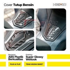 Honda PCX 125  2021-2024 Depo Benzin Aksesuar Karbon Kapak