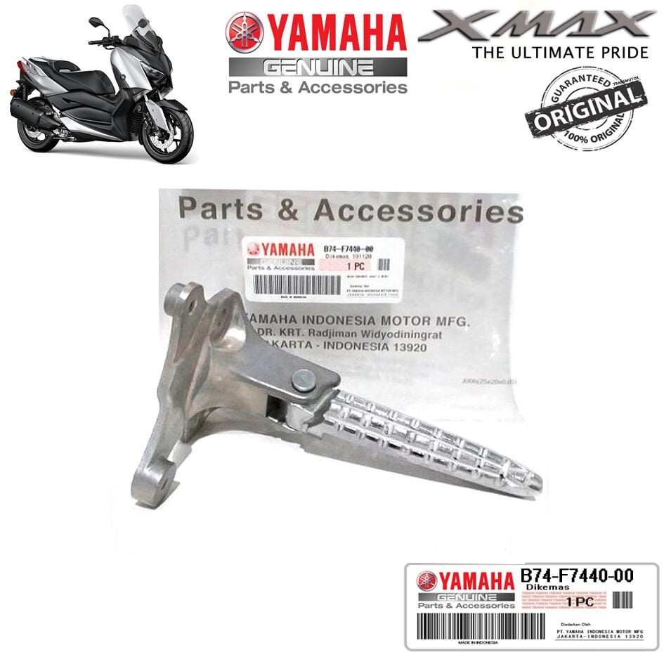 Orijinal Xmax Ironmax Techmax 250/300 2018-2025 Sağ Arka Yolcu Basamak Komple