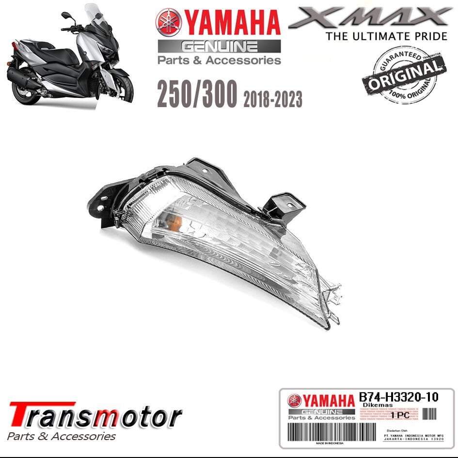 Orijinal Xmax 250/300/400 2018-2023 Sağ Sinyal Açık Füme Cam