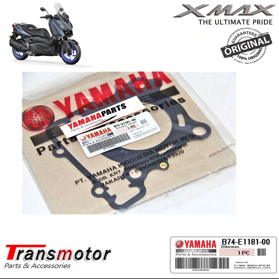Orijinal Xmax Ironmax Techmax 250/300 2018-2026 Silindir Üst Conta