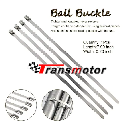 Egzoz Sargı Kelepçesi Çok Amaçlı Çelik Cırt Kelepçe 4 Adet