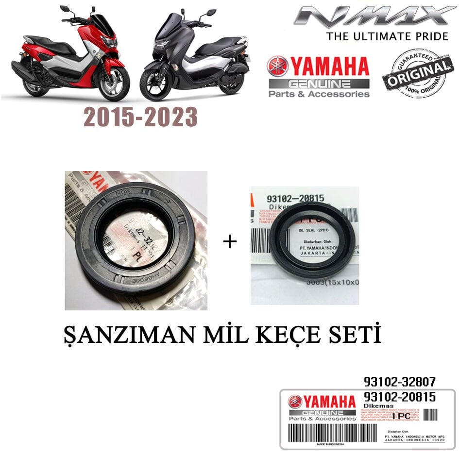 Orijinal NMAX 125/155 2015-2024 Şanzıman Keçe Seti