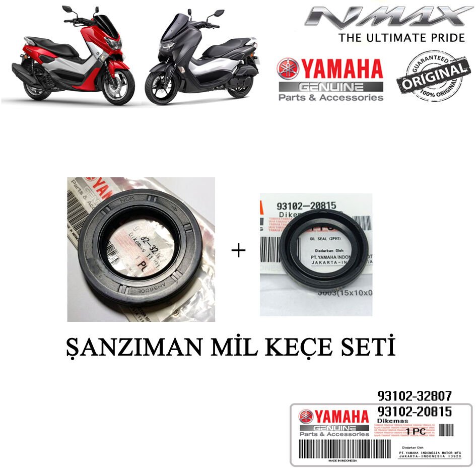 Orijinal NMAX 125/155 2015-2026 Şanzıman Keçe Seti