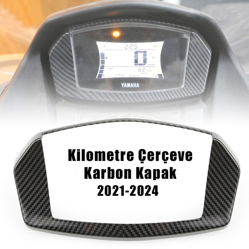 Nmax 125/155 2021-2024 Kilometre Gösterge Karbon Kapak
