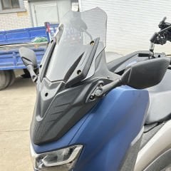 Nmax 125/155 2021-2024 Katlanır Ayna Spoyler Ve Siperlik Cam Seti 44cm, Ayna Kapatma Vida Hediyeli