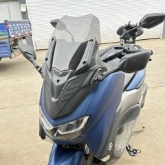 Nmax 125/155 2021-2024 Katlanır Ayna Spoyler Ve Siperlik Cam Seti 44cm, Ayna Kapatma Vida Hediyeli