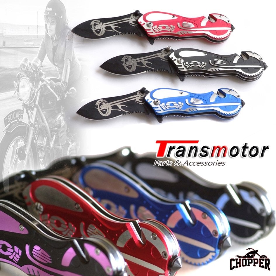 Chopper Model Hediyelik Motosiklet Çakısı