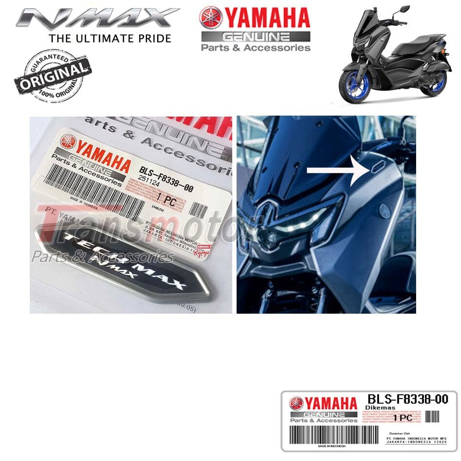 Orijinal Nmax Techmax 125/155 2025-2026 Logo Amblem