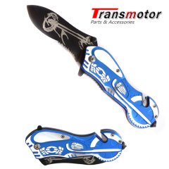 Chopper Model Hediyelik Motosiklet Çakısı Kırmızı