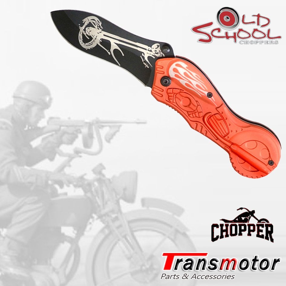 Chopper Model Hediyelik Motosiklet Çakısı