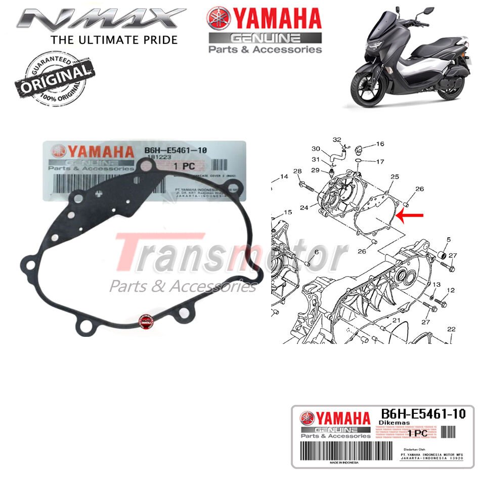 Orijinal NMAX 125/155 2021-2026 Krank Kapak Şanzıman Contası