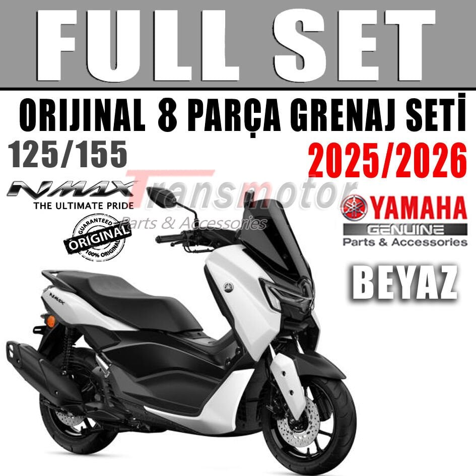 Yamaha Nmax 125/155 Orijinal Grenaj Seti 8 Parça 2025-2026