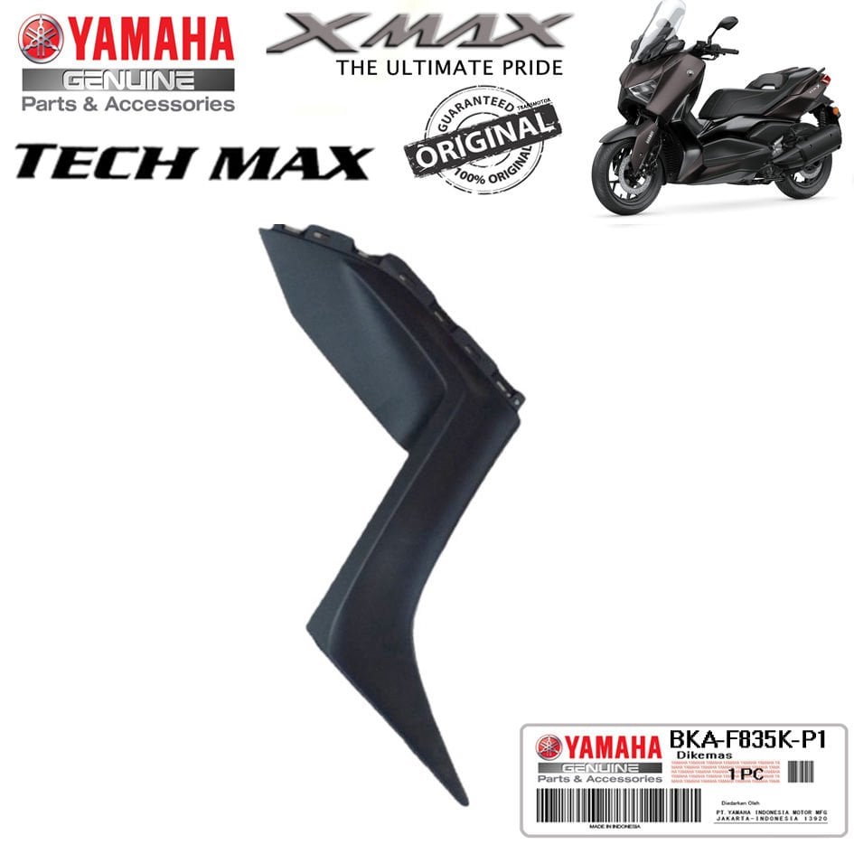 Orijinal XMAX TECHMAX 2023-2024 Sağ Ön Panel Z Grenaj Mat Siyah